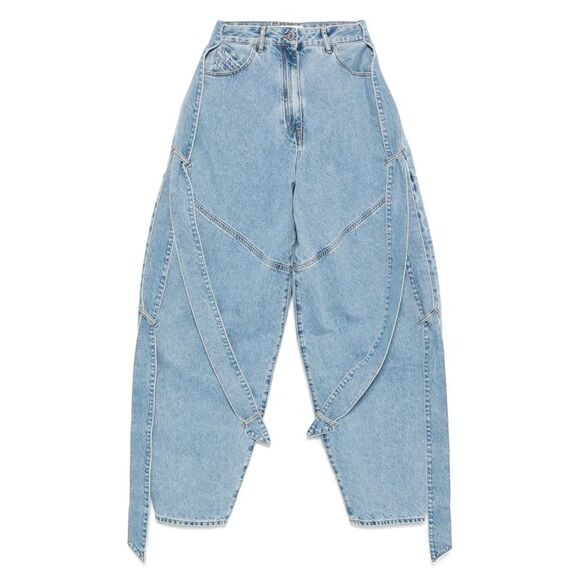 The Attico Women Drawstring Jeans
